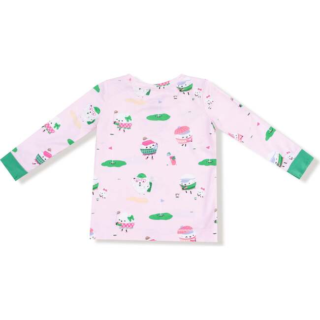 Long Sleeve Loungewear Set, Pink Golf - Mixed Apparel Set - 2