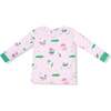 Long Sleeve Loungewear Set, Pink Golf - Mixed Apparel Set - 2