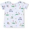 Short Sleeve Loungewear Set, Green Golf - Mixed Apparel Set - 3