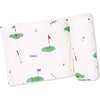 Swaddle Blanket, White Golf - Swaddles - 1 - thumbnail