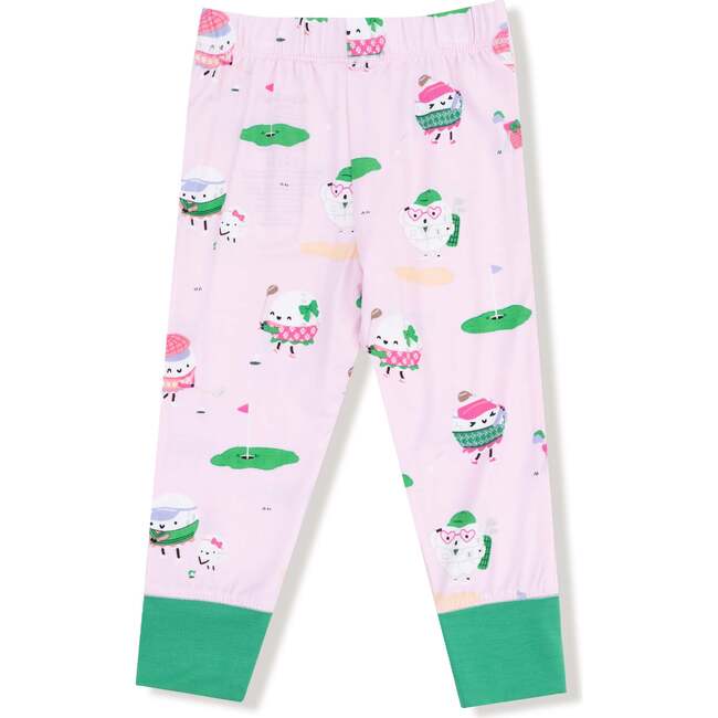 Long Sleeve Loungewear Set, Pink Golf - Mixed Apparel Set - 3