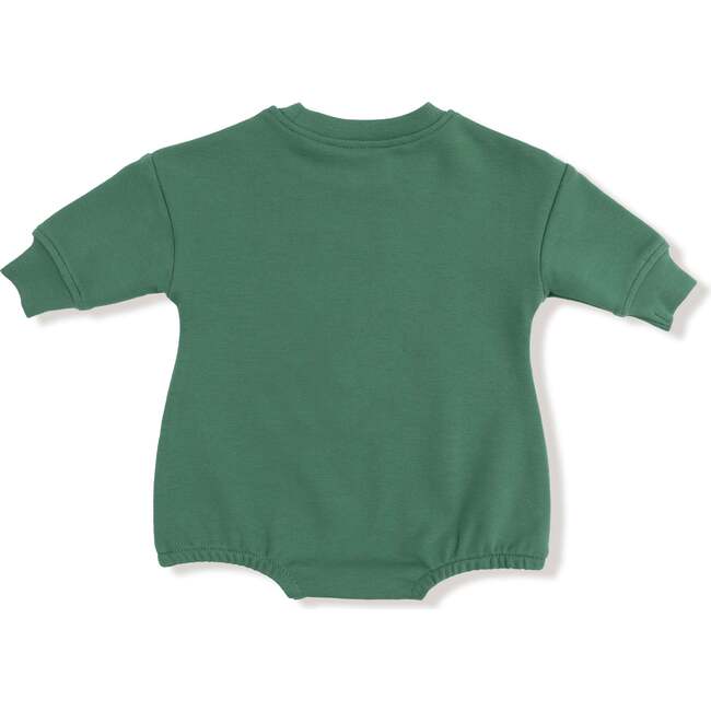 Green Golf Sweatshirt Bubble - Rompers - 2