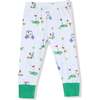 Short Sleeve Loungewear Set, Green Golf - Mixed Apparel Set - 4