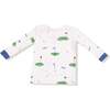 Long Sleeve Loungewear Set, White/Blue Golf - Mixed Apparel Set - 2