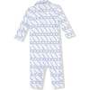 Polo Romper, Blue Golf - Rompers - 2