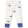 Long Sleeve Loungewear Set, White/Blue Golf - Mixed Apparel Set - 3