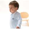 Polo Romper, Striped Blue Golf - Rompers - 2