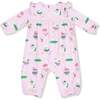 Ruffle Sleeve Romper, Pink Golf - Rompers - 1 - thumbnail