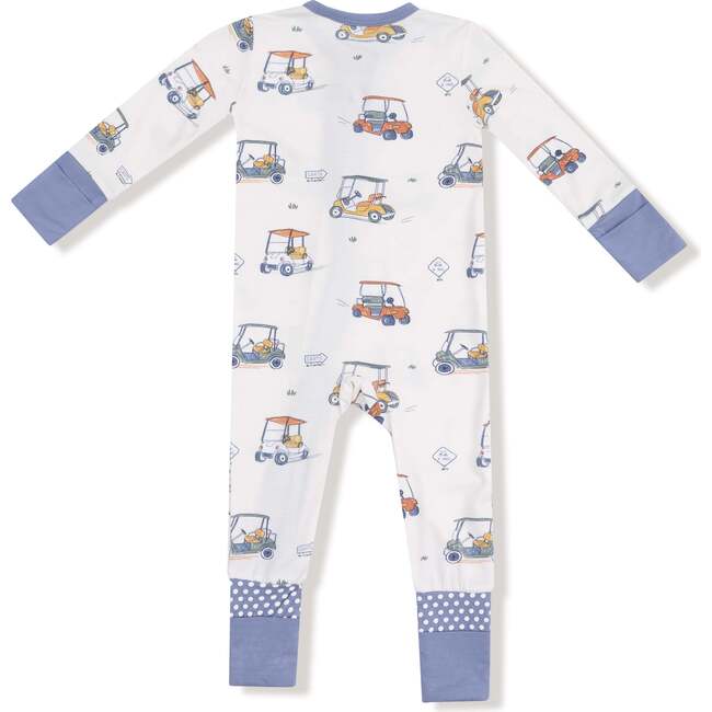 Convertible Romper, Blue Golf Carts - Rompers - 2