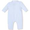 Polo Romper, Striped Blue Golf - Rompers - 3