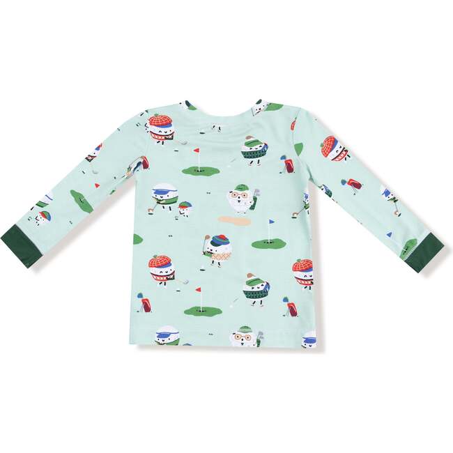 Long Sleeve Loungewear Set, Green Golf - Mixed Apparel Set - 3
