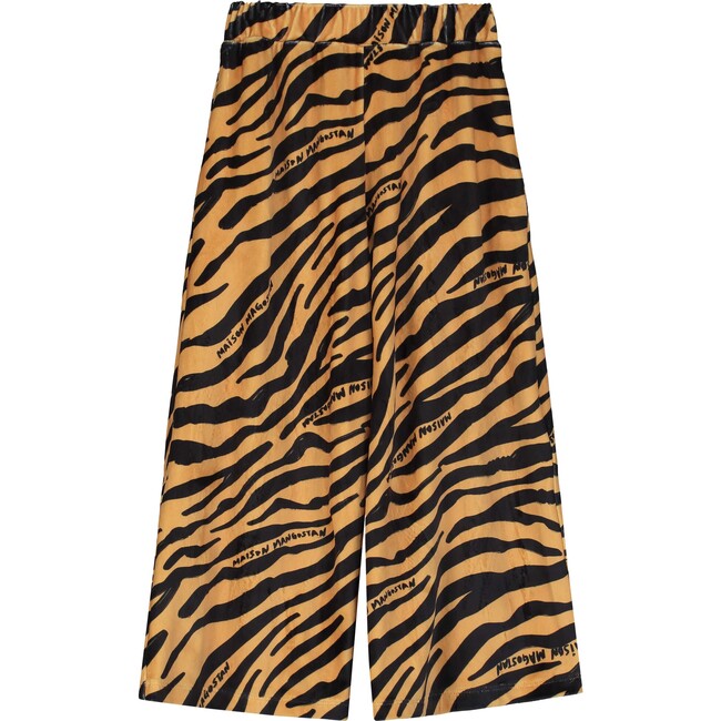 TIGER VELVET TROUSERS, CURRY