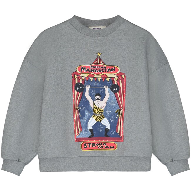 STRONG MAN SWEATSHIRT, GREY