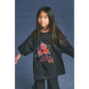 ROSES T-SHIRT, BLACK - T-Shirts - 3