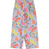 ROSES FLEECE TROUSERS, LILAC - Pants - 1 - thumbnail