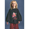 ROSES SWEATSHIRT, BLACK - Sweatshirts - 3