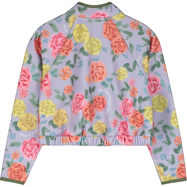ROSES FLEECE JACKET, LILAC - Jackets - 2