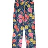 ROSES VELVET TROUSERS, NAVY - Pants - 3