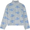 ILM VELVET TURTLENECK, GREY - T-Shirts - 1 - thumbnail