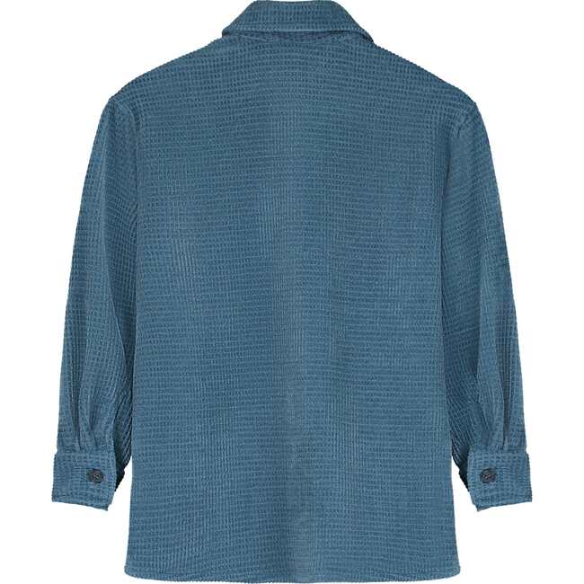 HARLEQUIN PANTS, ANGORA/BLUE - Pants - 3