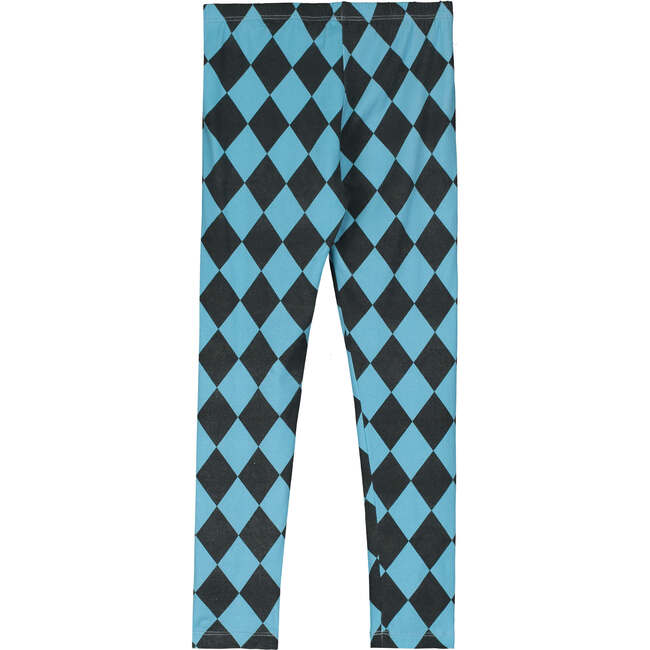 HARLEQUIN LEGGING, GREY/BLUE - Leggings - 3
