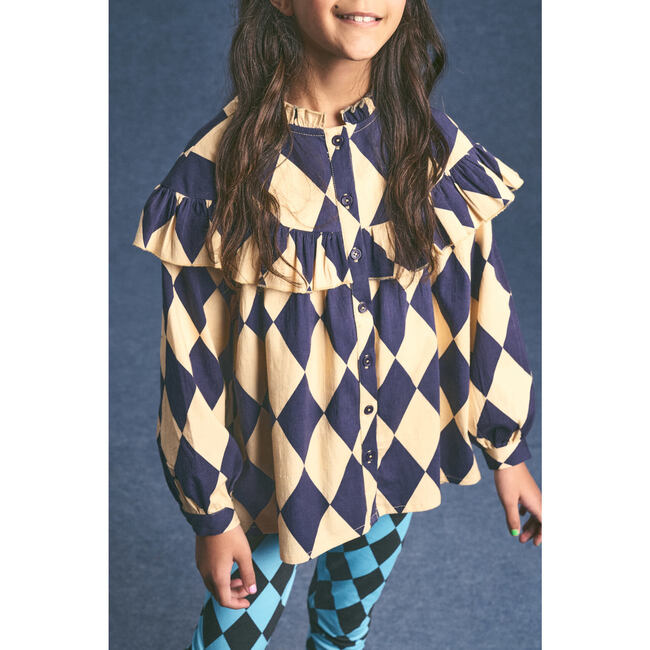 HARLEQUIN SHIRT, ANGORA/WHITE - Shirts - 3