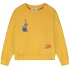 CIRCUS EMBROIDERY SWEATSHIRT, CURRY - Sweatshirts - 1 - thumbnail