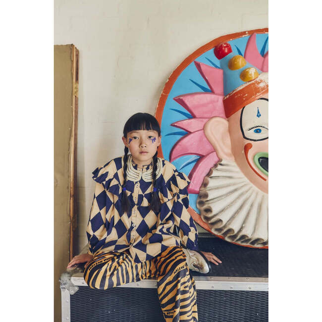 HARLEQUIN SHIRT, ANGORA/WHITE - Shirts - 6