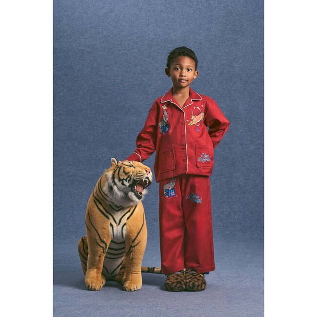 CIRCUS PANTS, BURGUNDY - Pants - 3