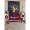 CIRCUS EMBROIDERY SWEATSHIRT, CURRY - Sweatshirts - 4