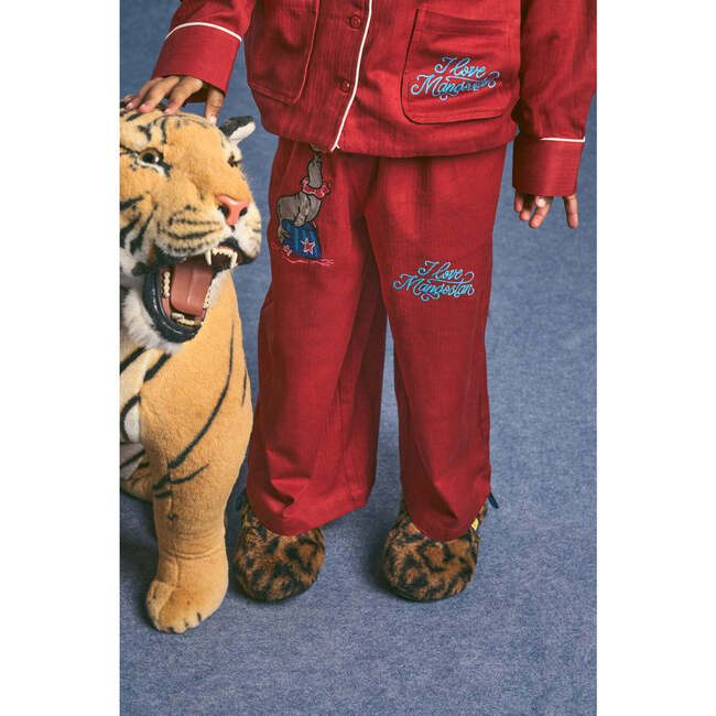 CIRCUS PANTS, BURGUNDY - Pants - 4