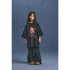 CHENILLE LACE TROUSERS, BLACK - Pants - 2