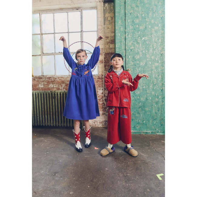 CIRCUS PANTS, BURGUNDY - Pants - 5