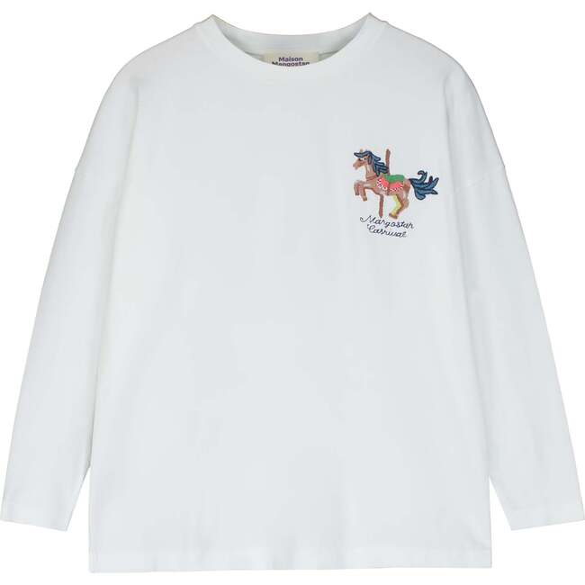 CARNIVAL LOGO T-SHIRT, WHITE