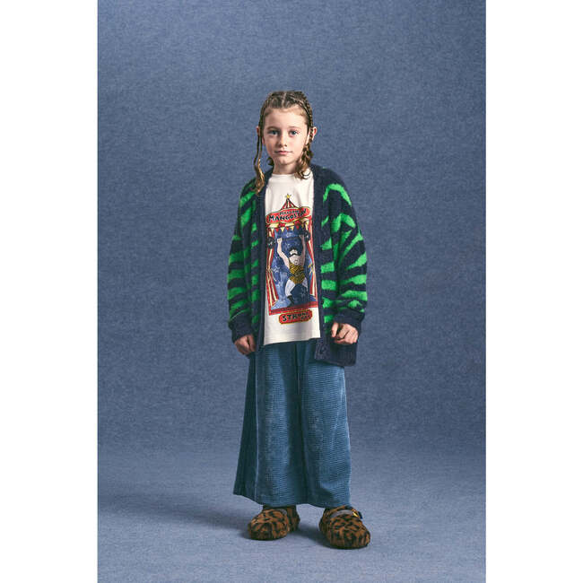 CHENILLE PANTS, BLUE - Pants - 4