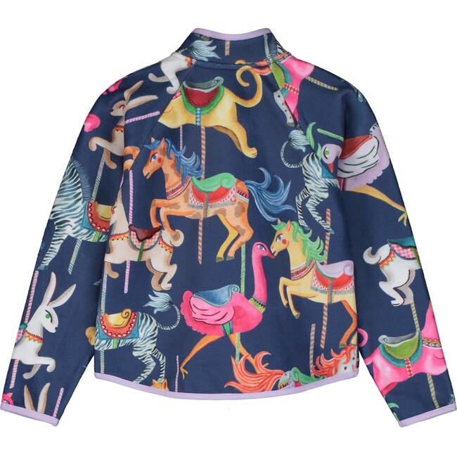 CARNIVAL FLEECE JACKET, NAVY - Jackets - 3