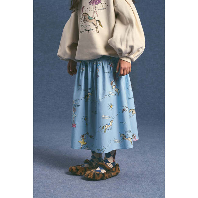 BALLERINA SKIRT, SKY BLUE - Skirts - 2