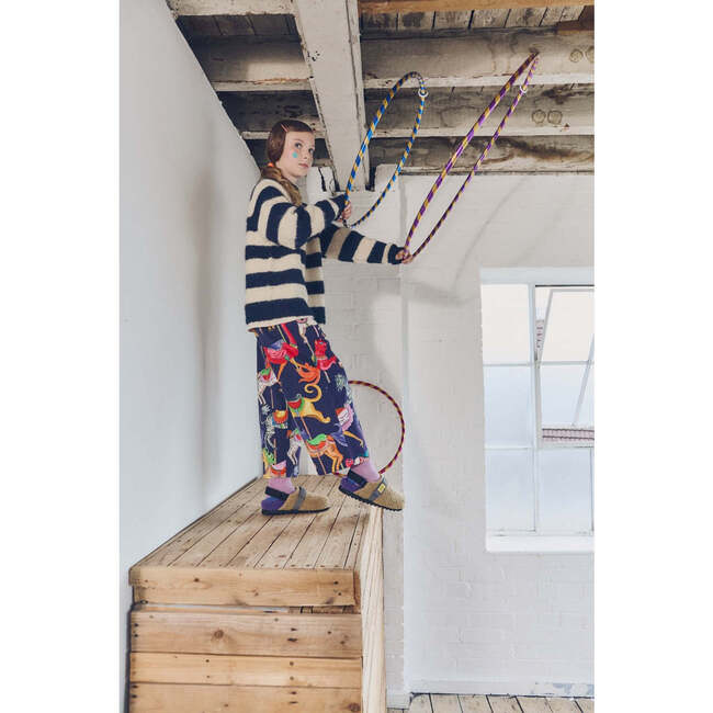 CARNIVAL TROUSERS, NAVY - Pants - 6