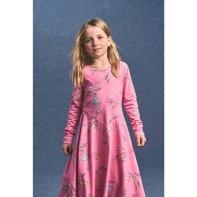 BALLERINA DRESS, PINK - Dresses - 2