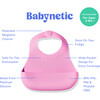 Magnetic Silicone Bib, Strawberry Dream - Bibs - 3