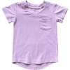 V-Neck Pocket Tee Thistle - T-Shirts - 1 - thumbnail