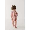 Short Sleeve Colorblock Romper Checker in Seagrass - Rompers - 2