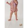 Short Sleeve Colorblock Romper Checker in Seagrass - Rompers - 3