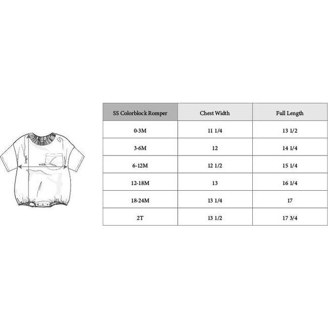 Short Sleeve Colorblock Romper Checker in Seagrass - Rompers - 6