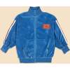 Velour Track Jacket in Blue Note - Jackets - 1 - thumbnail