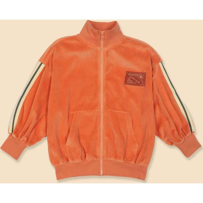 Velour Track Jacket in Sunset Serenade