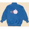Velour Track Jacket in Blue Note - Jackets - 2