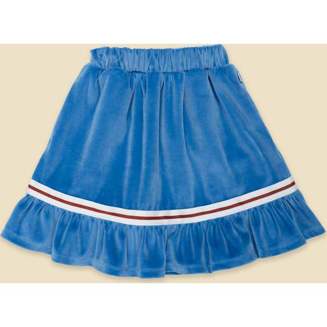 Velour Sunday Skirt in Blue Note