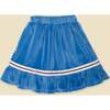 Velour Sunday Skirt in Blue Note - Skirts - 1 - thumbnail