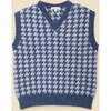 Wool Yearbook Vest in Houndstooth - Vests - 1 - thumbnail